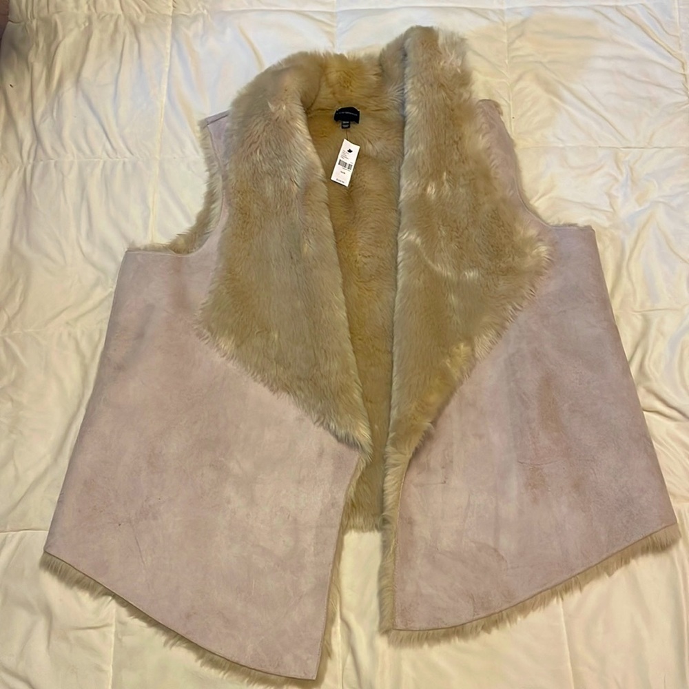 COPY - Fur and Suede Plus Size Vest for Fall and Winter 🍁❄️